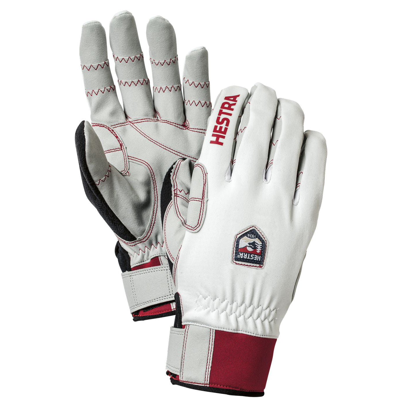 Hestra Ergo Grip RACE  m/windstop  Offwhite størrelse L