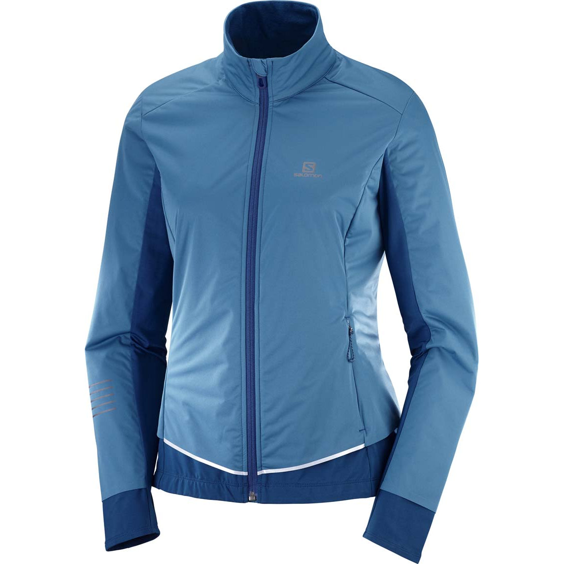 Salomon LIGHTNING LIGHTSHELL JAKKE blå/ Lady størrelse L