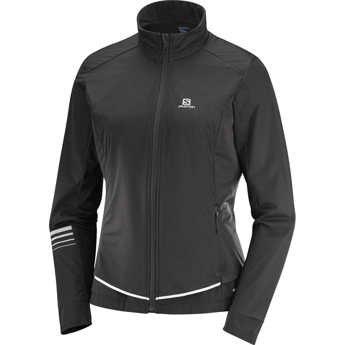 Salomon LIGHTNING LIGHTSHELL JAKKE Sort/ Lady størrelse L
