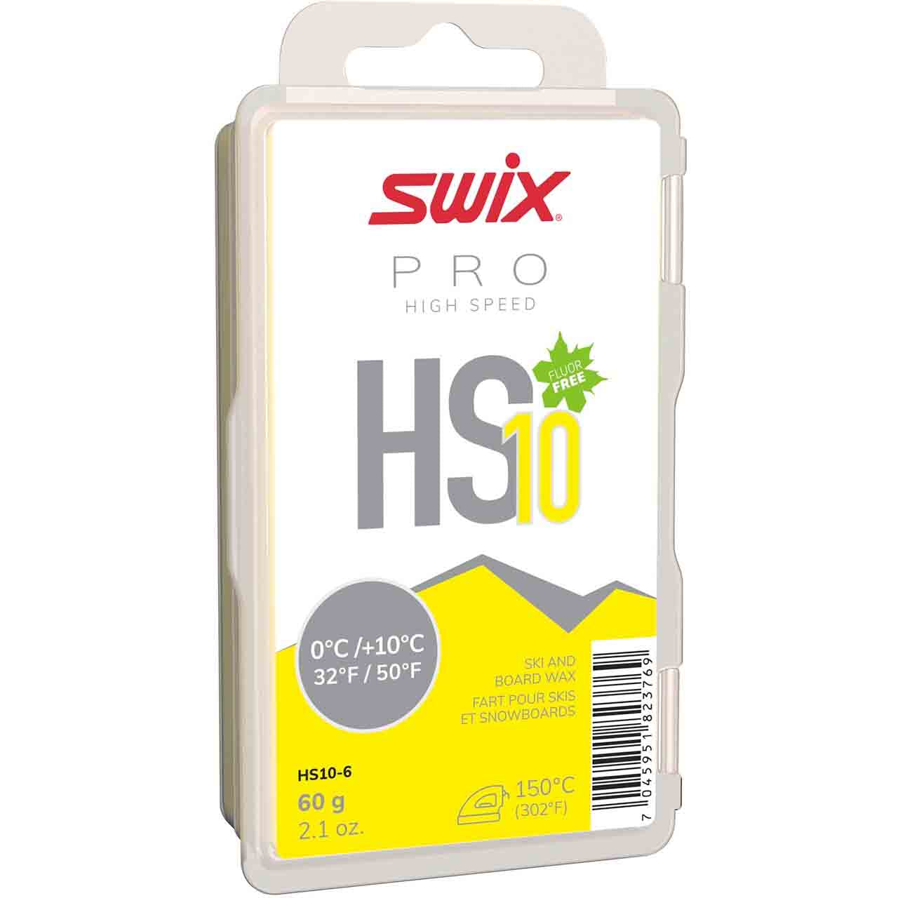 Swix HS10 glider 0°/+10° Flourfri Default