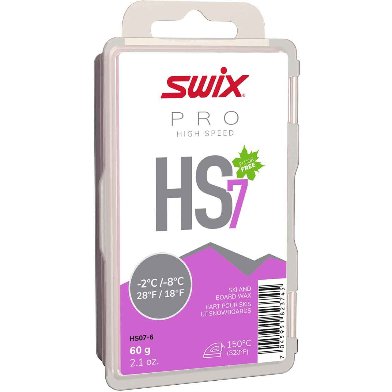Swix HS7 glider -2°/-8° Flourfri Default